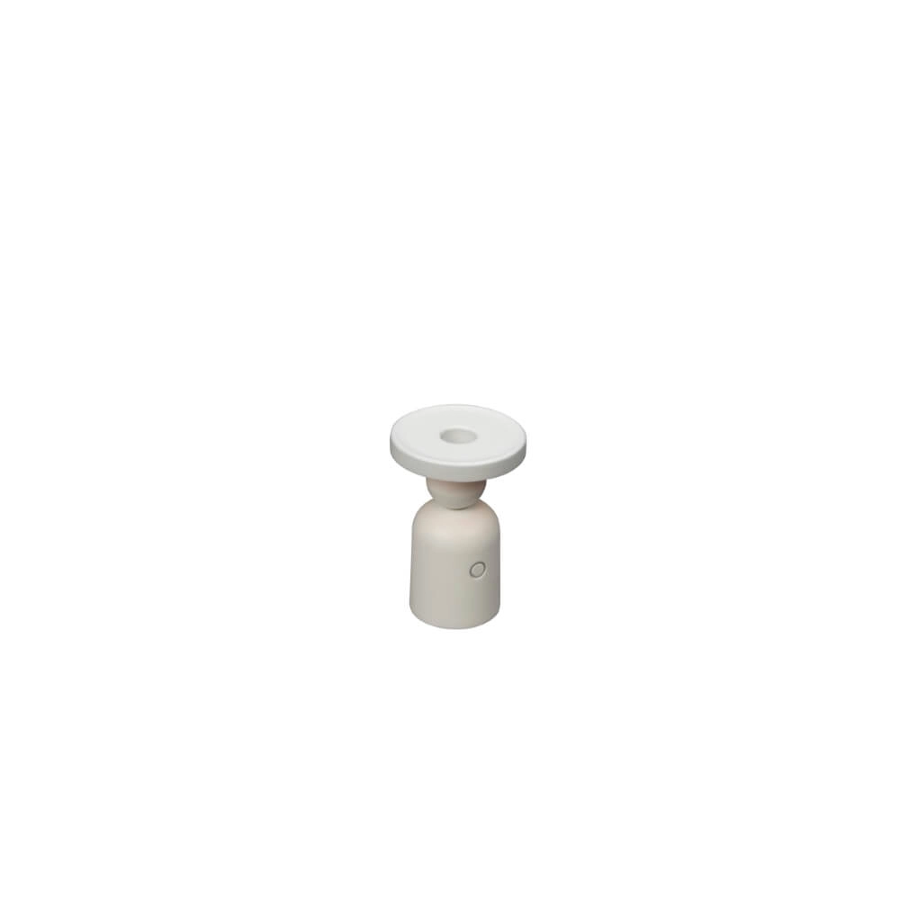 Rechargeable table lamp Nantes White for candle holder