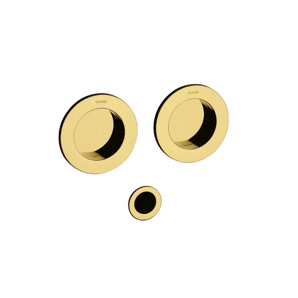 Sliding door handle Dante brass