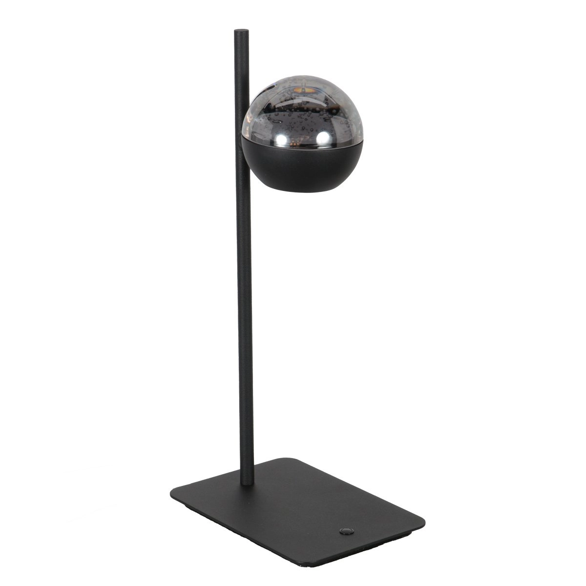 Led desk lamp Belluno black with glass - dimmable Steinhauer 8712746183962