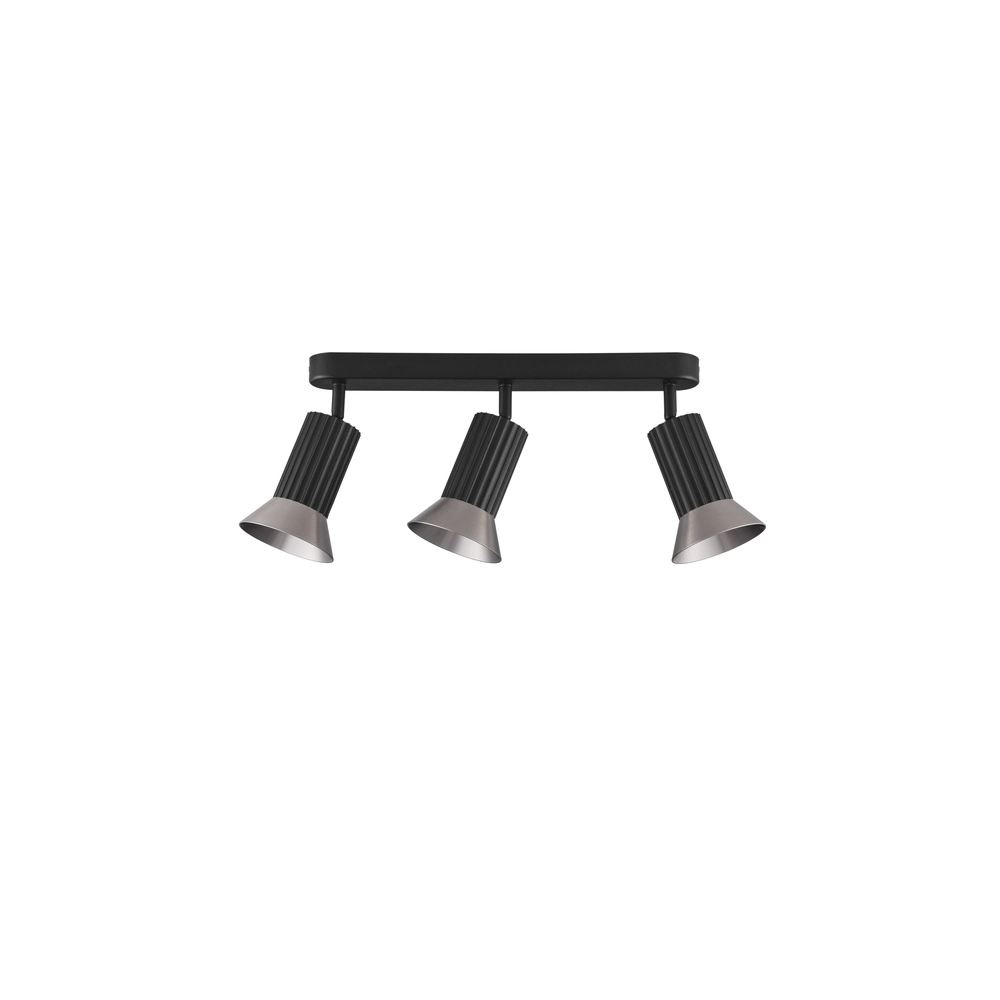 Ceiling lamp Luvia 3-light black with bronze Lyora 5212017475541