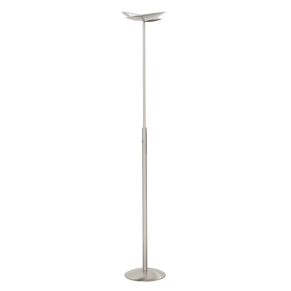 Design floor lamp Sapporo nickel Ø 29cm
