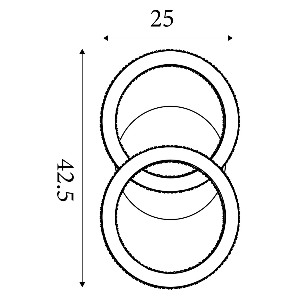Ceiling lamp Specs champagne Searchlight 5053423300962