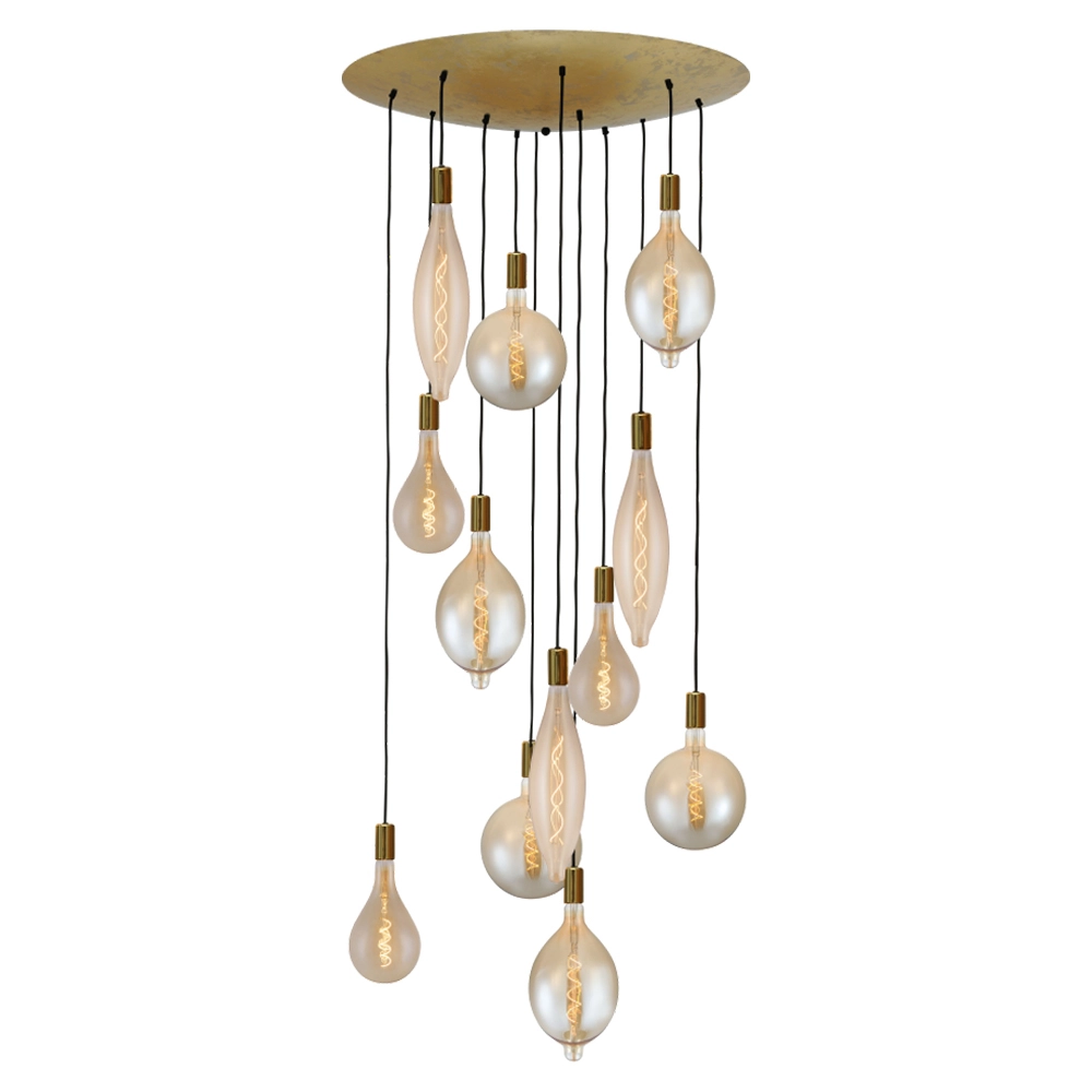 Gold hanging lamp Aton