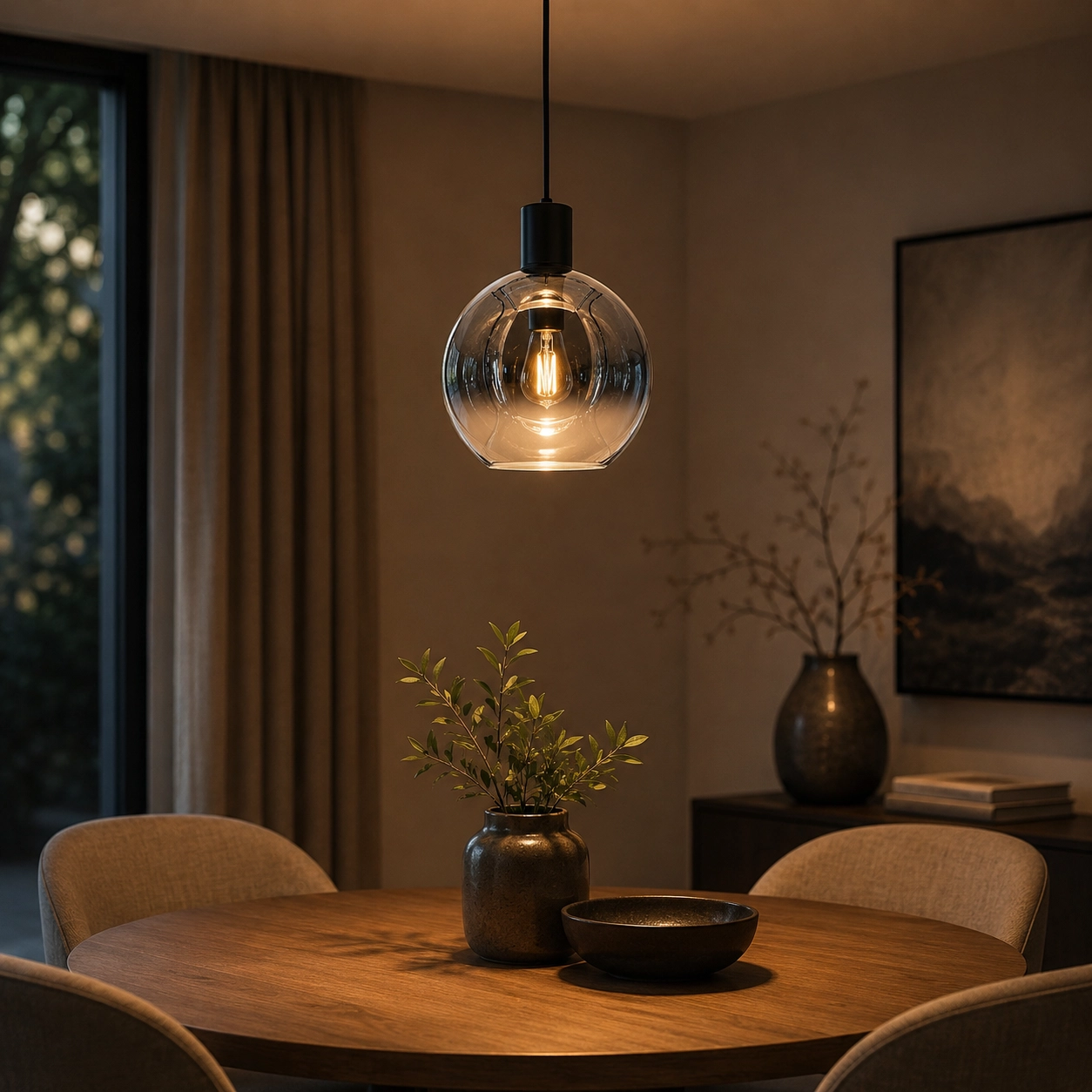 Hanging lamp Rosario Ø 20cm