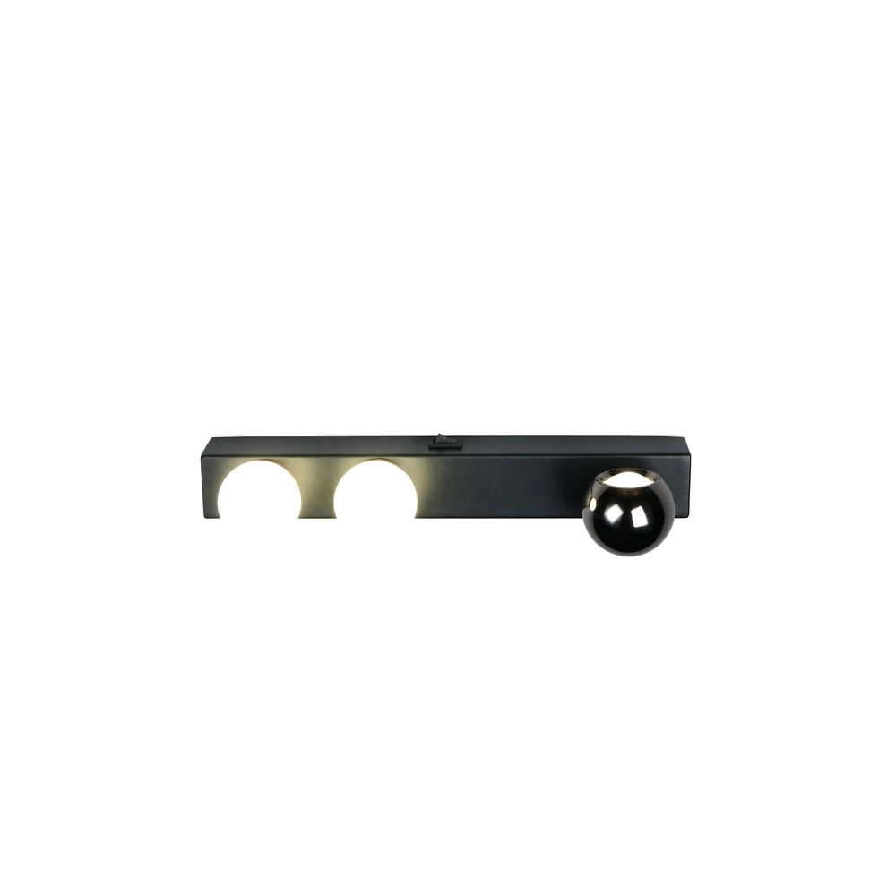 Wall lamp Arpino black 30cm Trio 4017807683622