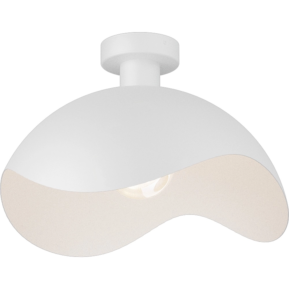 Design ceiling lamp Volta Ø 40cm - wavy - white