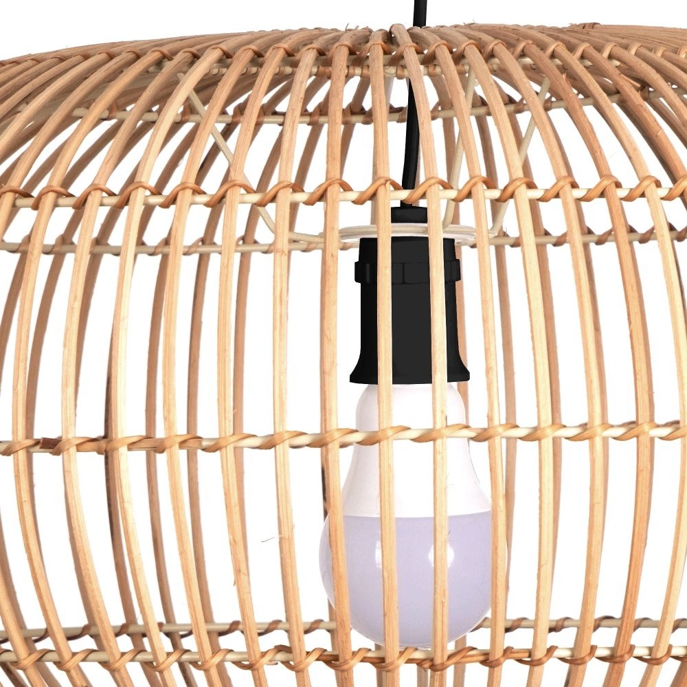 Bamboo pendant lamp Rattan Ø 48cm Searchlight 5053423180113