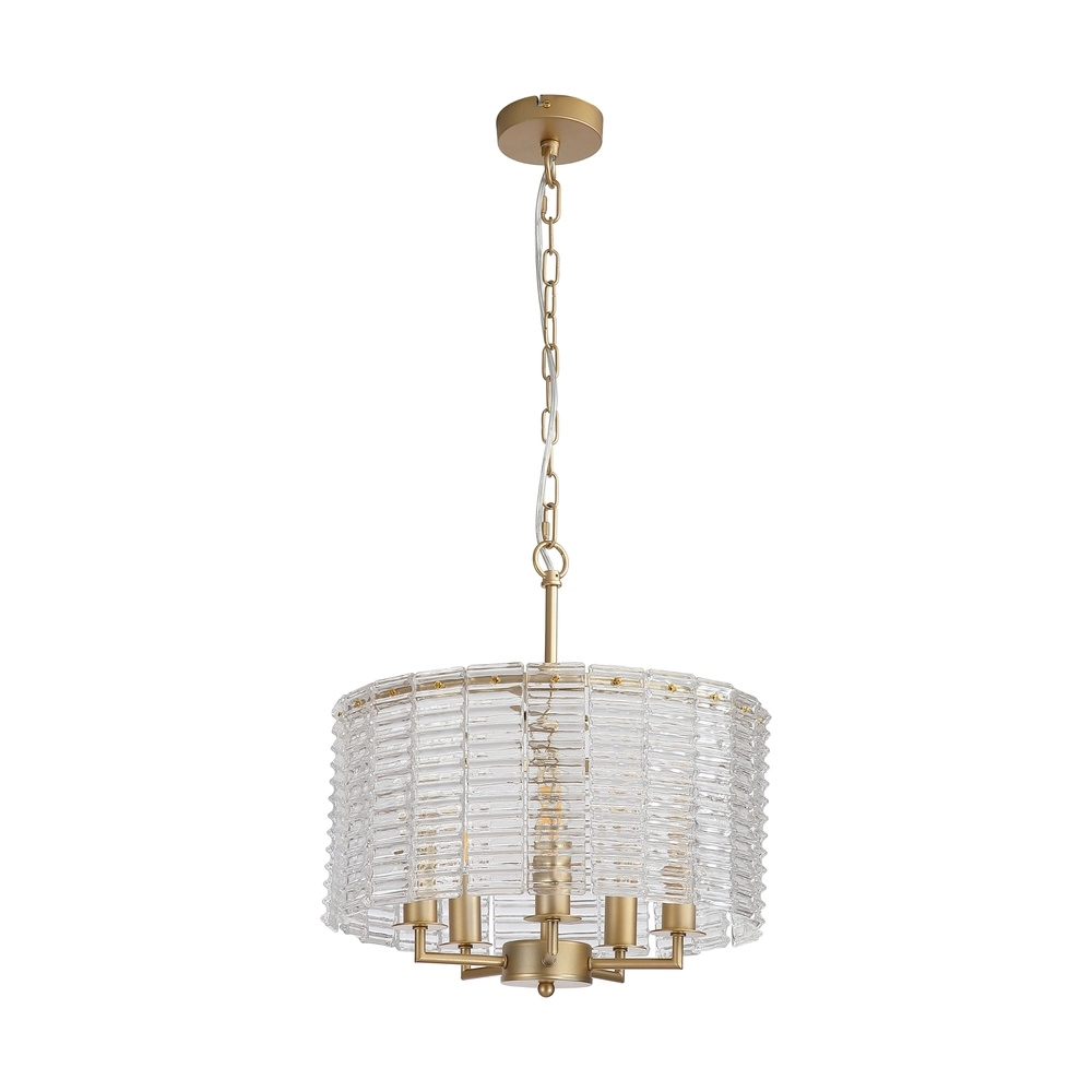 Classic pendant lamp Flute gold Ø 40cm