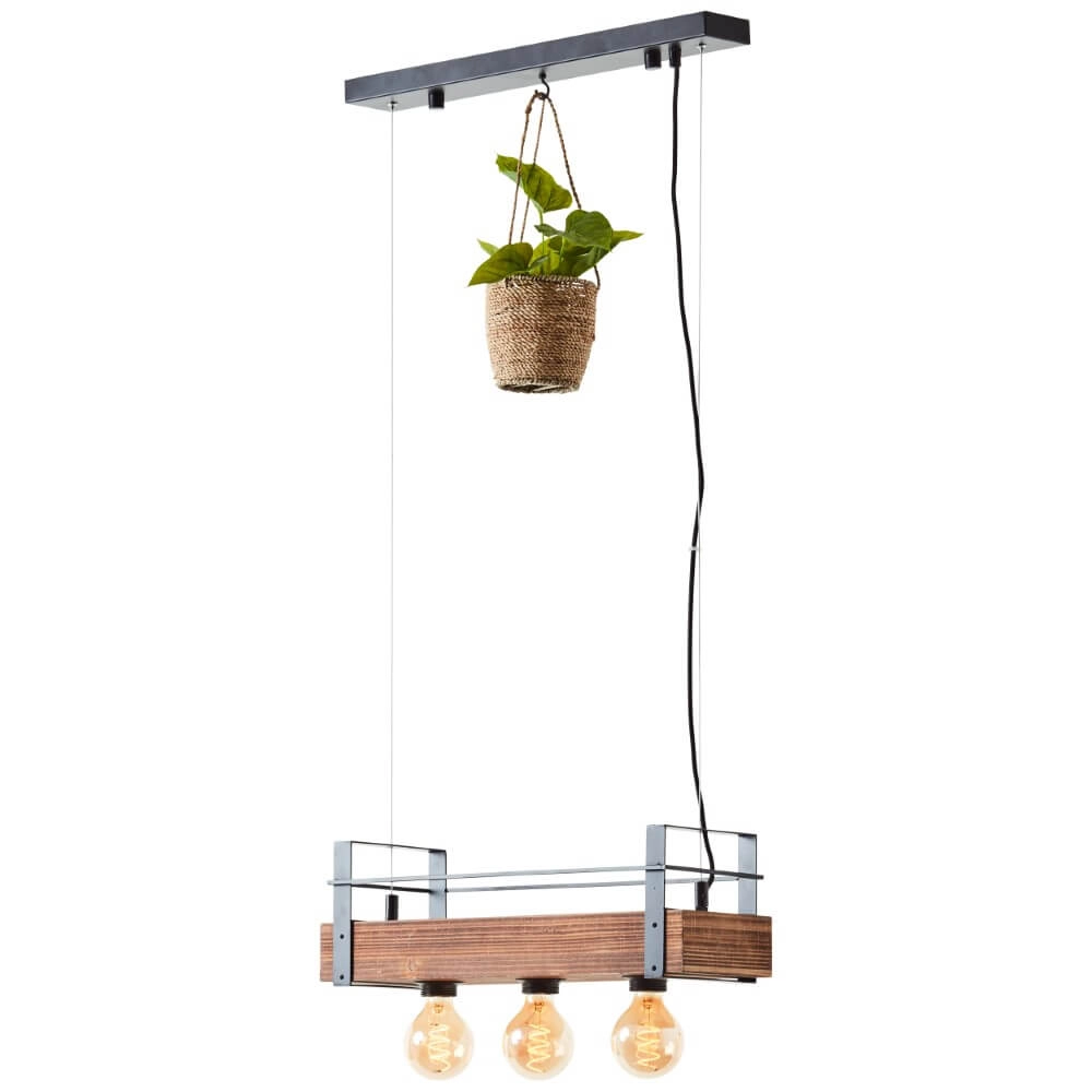 Pendant lamp Bankwood 50cm Brilliant 4004353396571