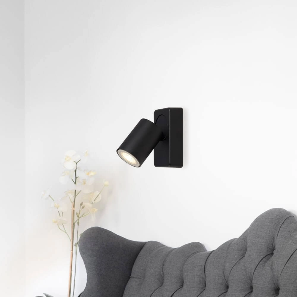 Ceiling lamp Moon 1 Rectangular Black Lyora