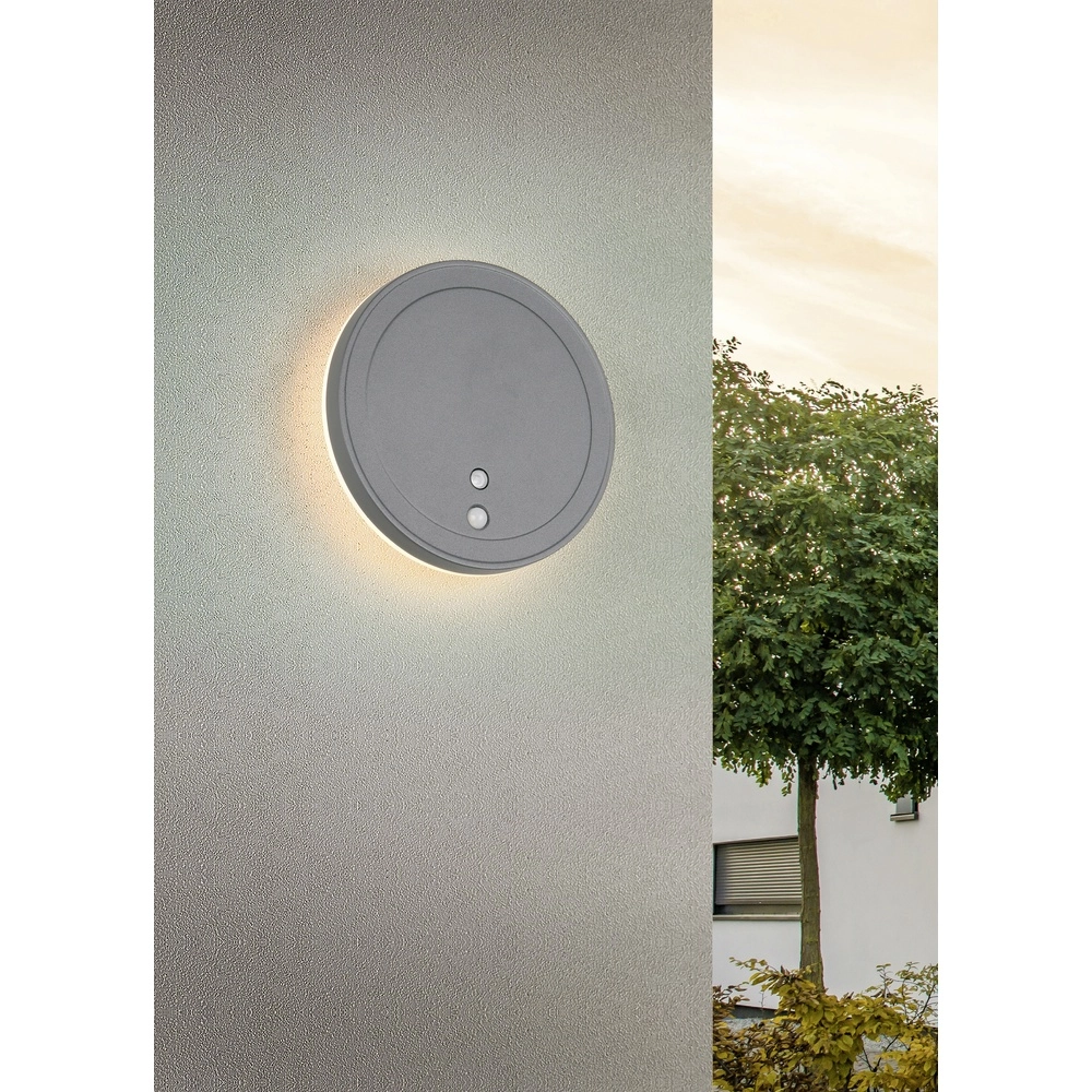 Design wall lamp Fortaleza round anthracite Trio 4017807647907