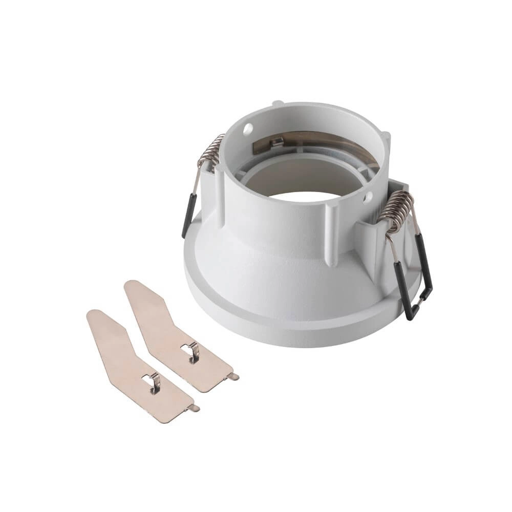 Mounting ring New Tria 75 round white - recessed with collar - without fitting SLV 4024163277174