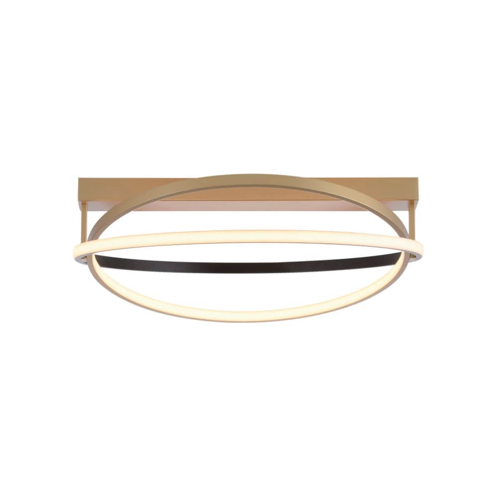 Ceiling lamp Q-Beluga brass