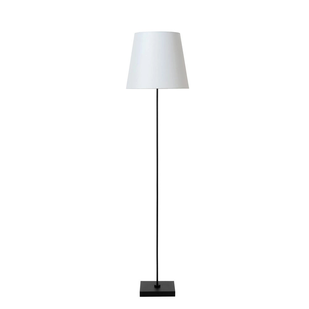 Floor lamp Pendio black with white hood