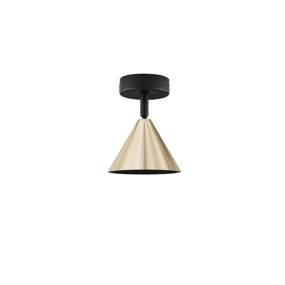 Ceiling lamp Conico black with gold Lyora 5212017475350