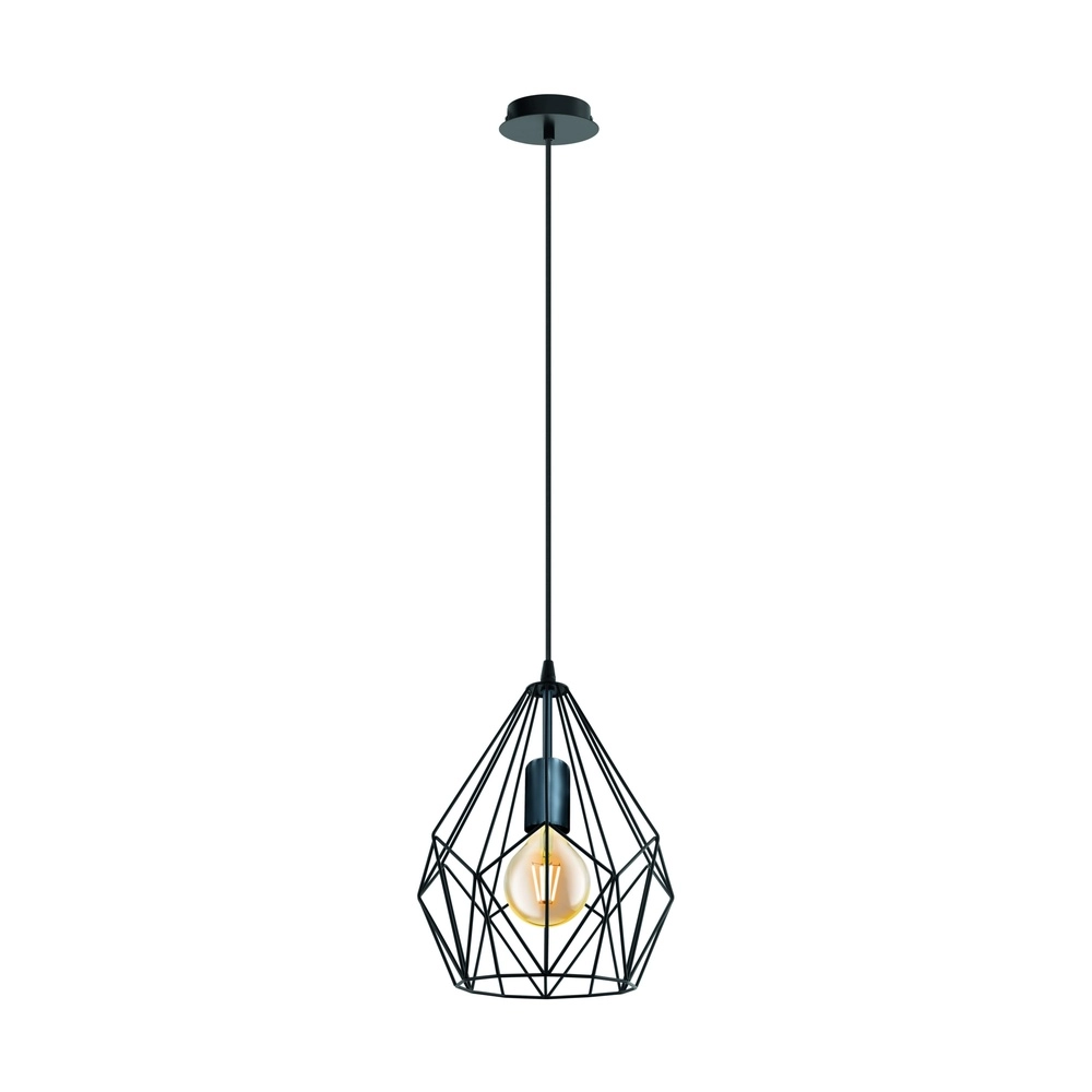 Wire pendant lamp Carlton Ø 24cm