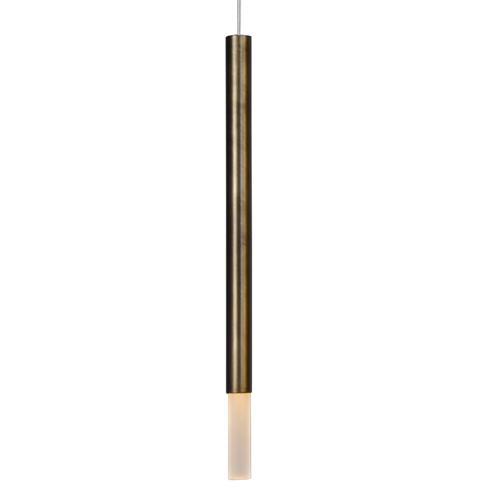 Black dining table hanging lamp Flute 5-light gold cylinder Masterlight 8718121211282