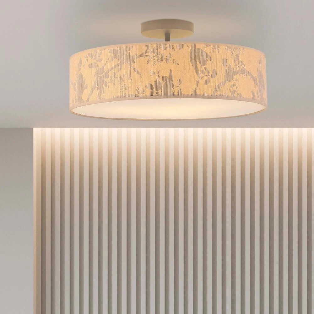 Country ceiling lamp Isla Ø 55cm Searchlight 5053423273365