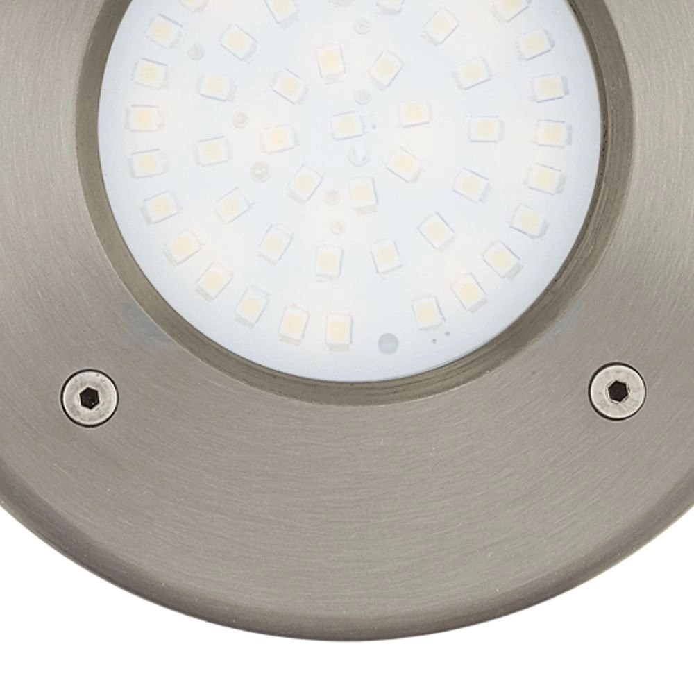 Recessed ground spot Lamedo round stainless steel Eglo 9002759934828