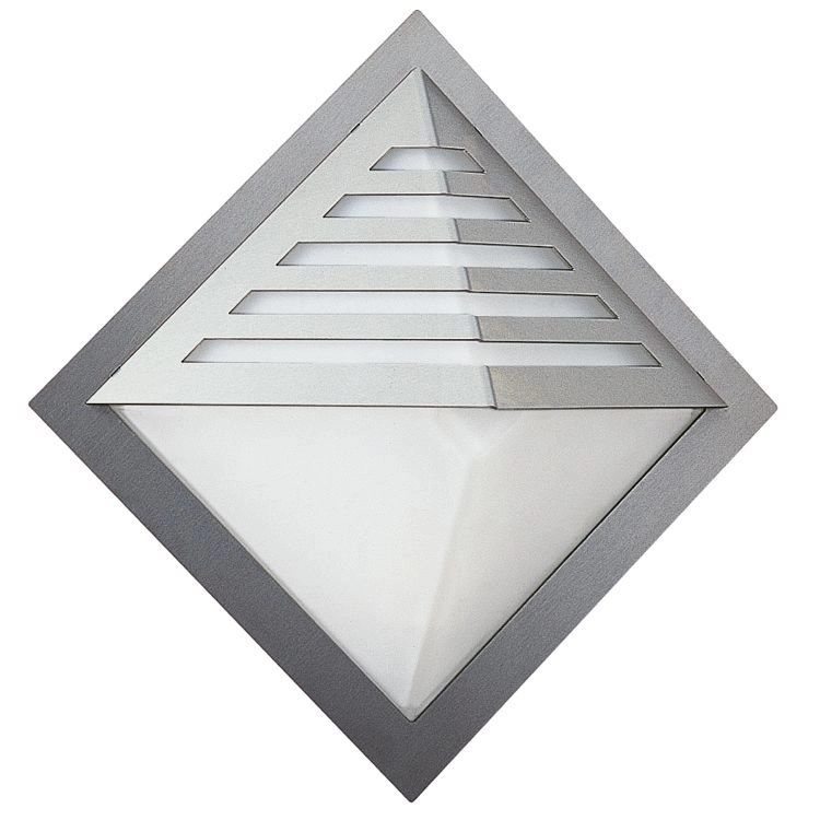 Lamp above door Triangle 35cm - Stainless steel
