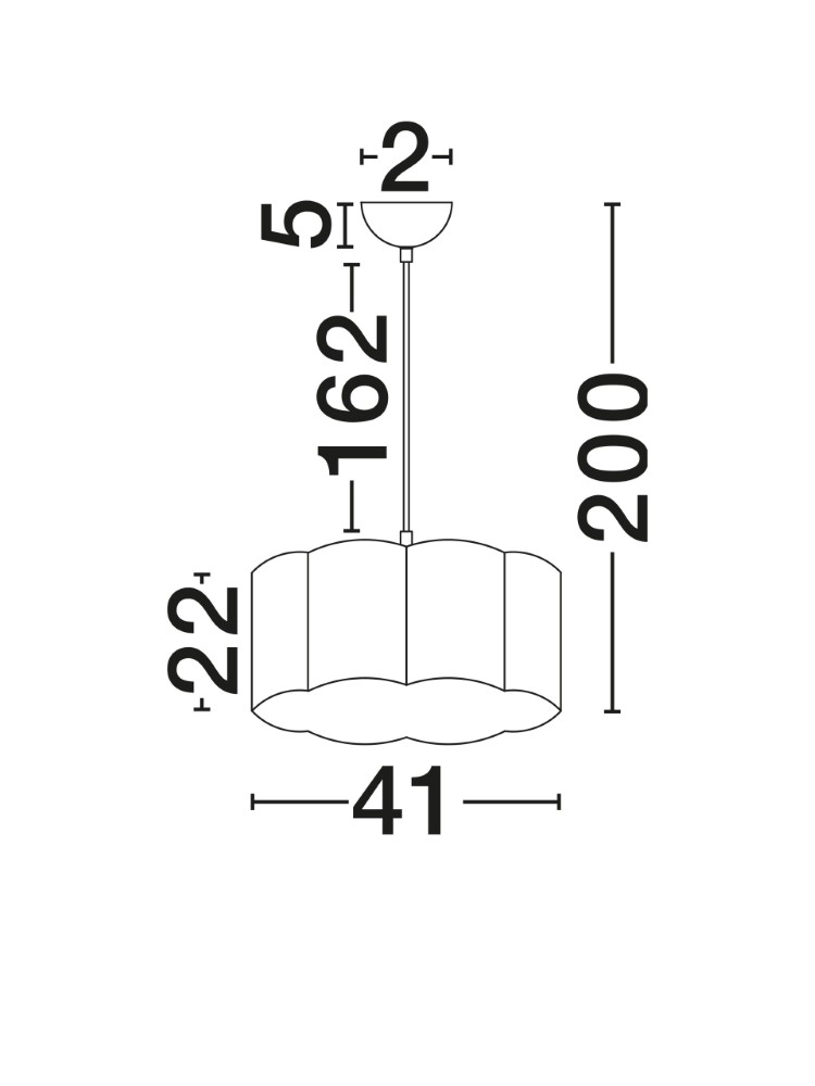 Pendant lamp Bloosy cream Lyora 5212017493545
