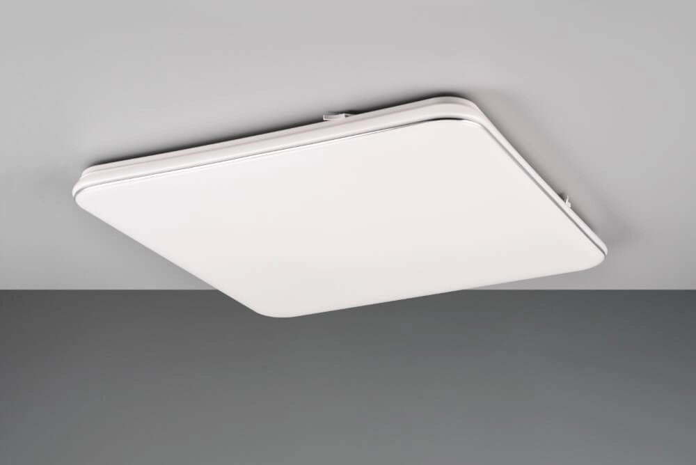 White ceiling lamp Blanca square 3000K Trio 4017807575170