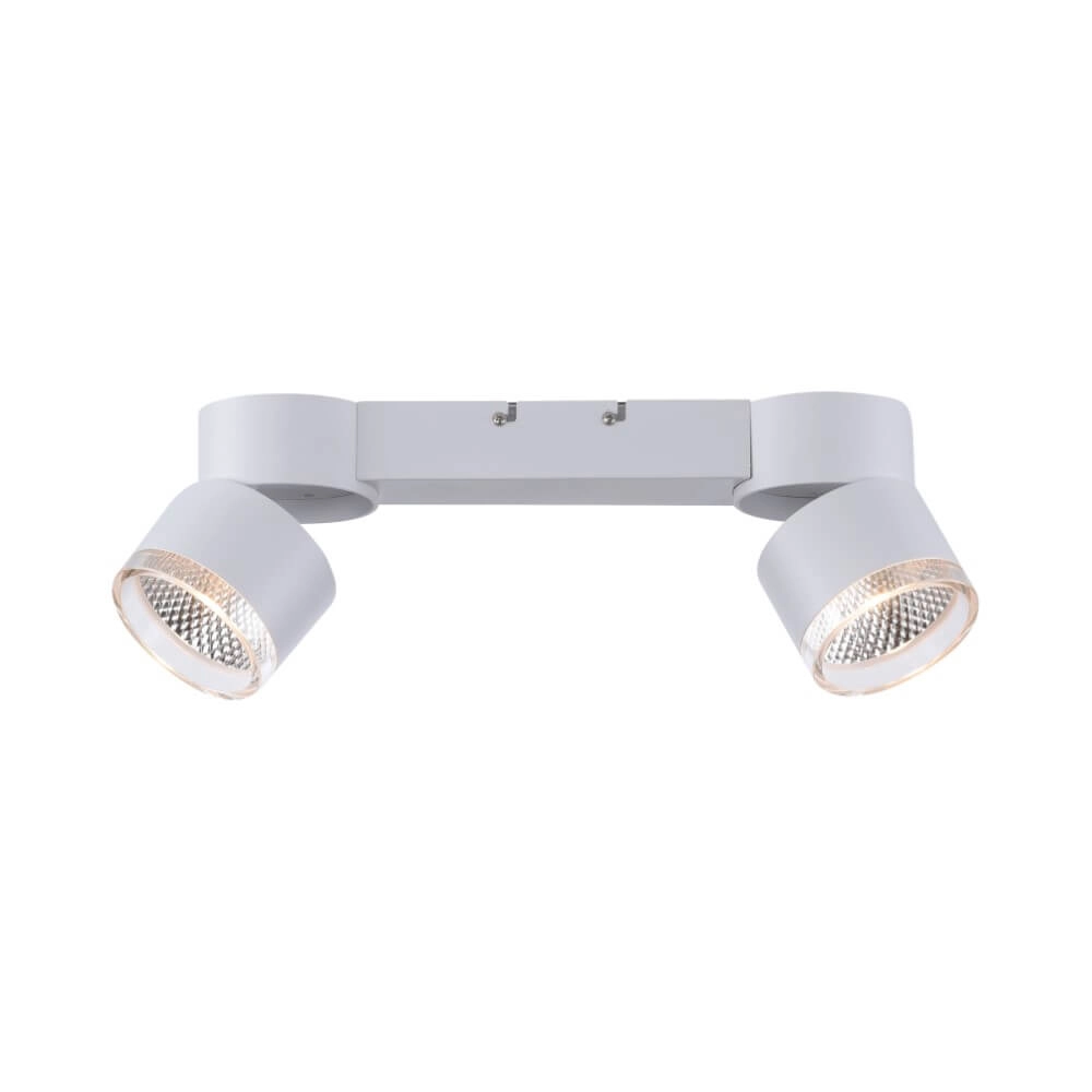 White ceiling lamp Pure Nola 2-light Paul Neuhaus 4012248374542