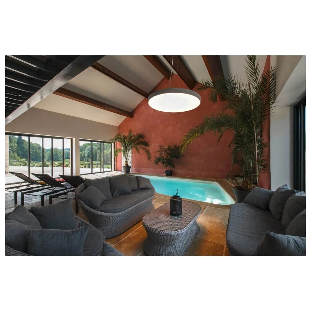 Ceiling lamp / Pendant lamp Medo 90 grey - CCT - Ø 90cm SLV 4024163276627