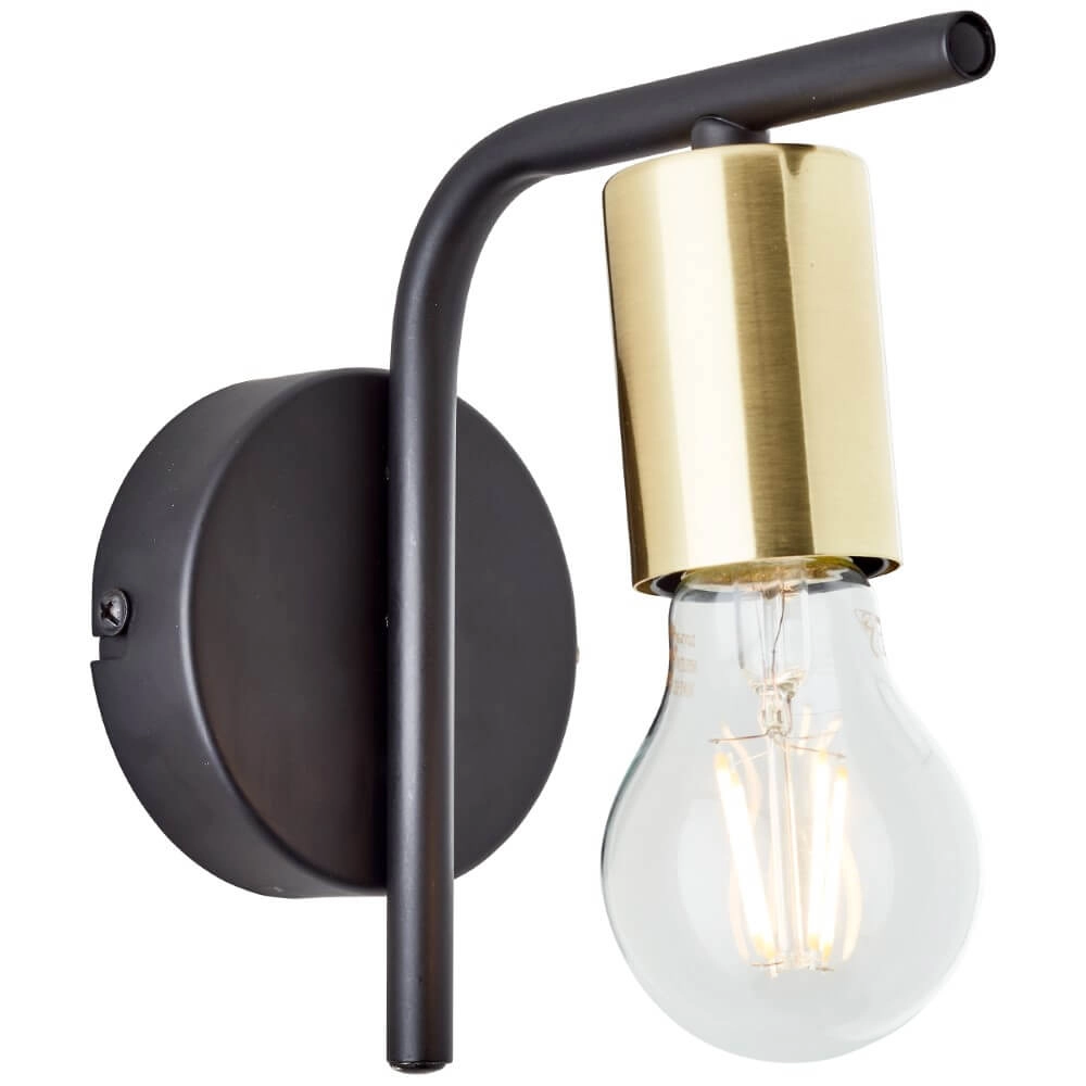 Wall lamp Kerry black Brilliant 4004353413100