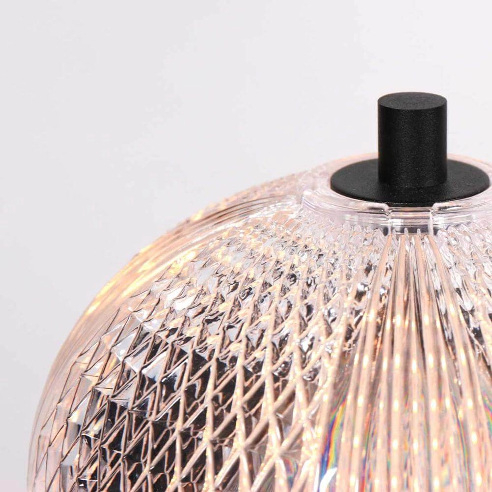 Table lamp Geripu Black with clear glass Steinhauer 8712746173789