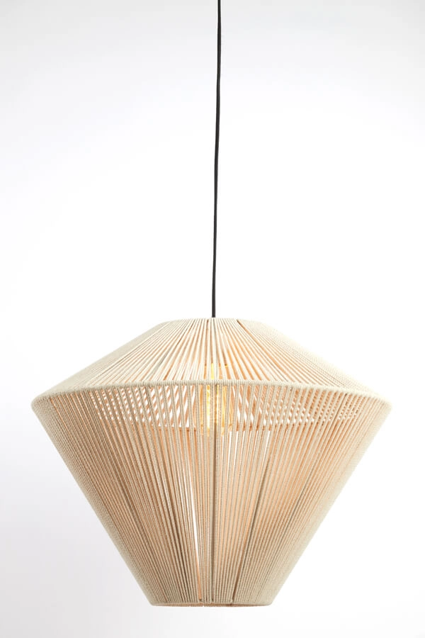 Pendant lamp japandi Felida Ø 53cm cream
