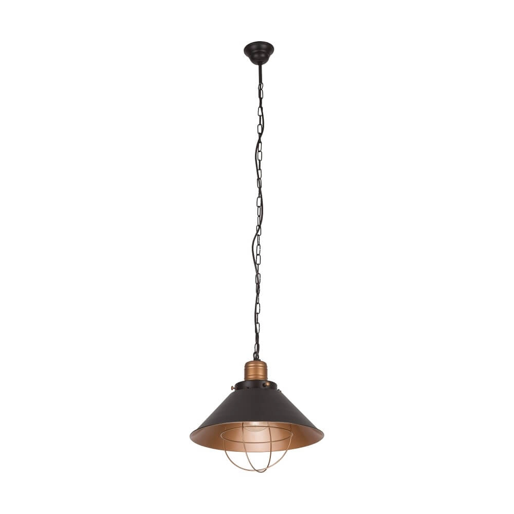 Rural hanging lamp Garret Ø 34cm Lyora 5903139644396