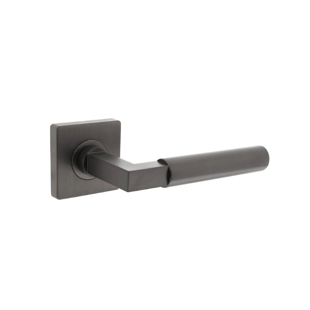 Door handle Bau-Stil Square rosette anthracite
