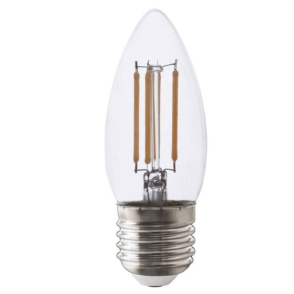filament candle lamp 4,5W - E27 - 470lm - 2700K - Led
