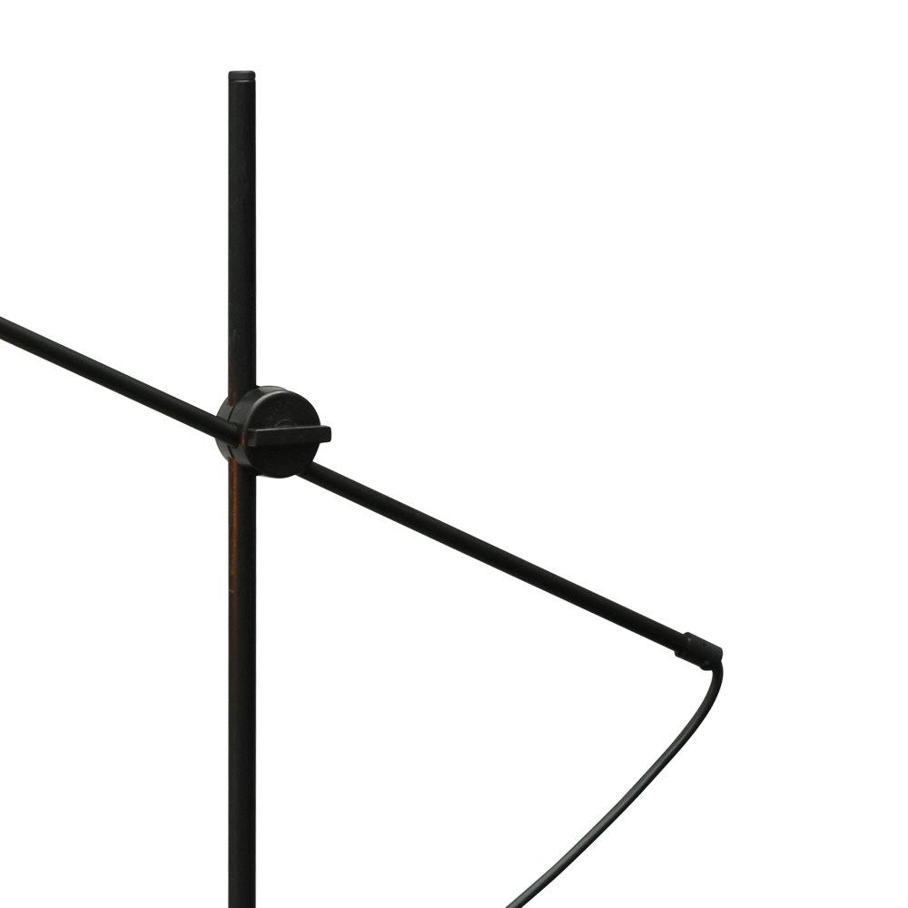 Black table lamp with gold Bounty with cylinder glass Masterlight 8718121248509