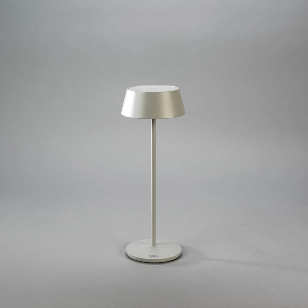 Rechargeable table lamp Menton grey