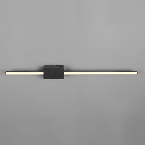 Modern wall lamp Cassino black 70.5cm Trio 4017807683226