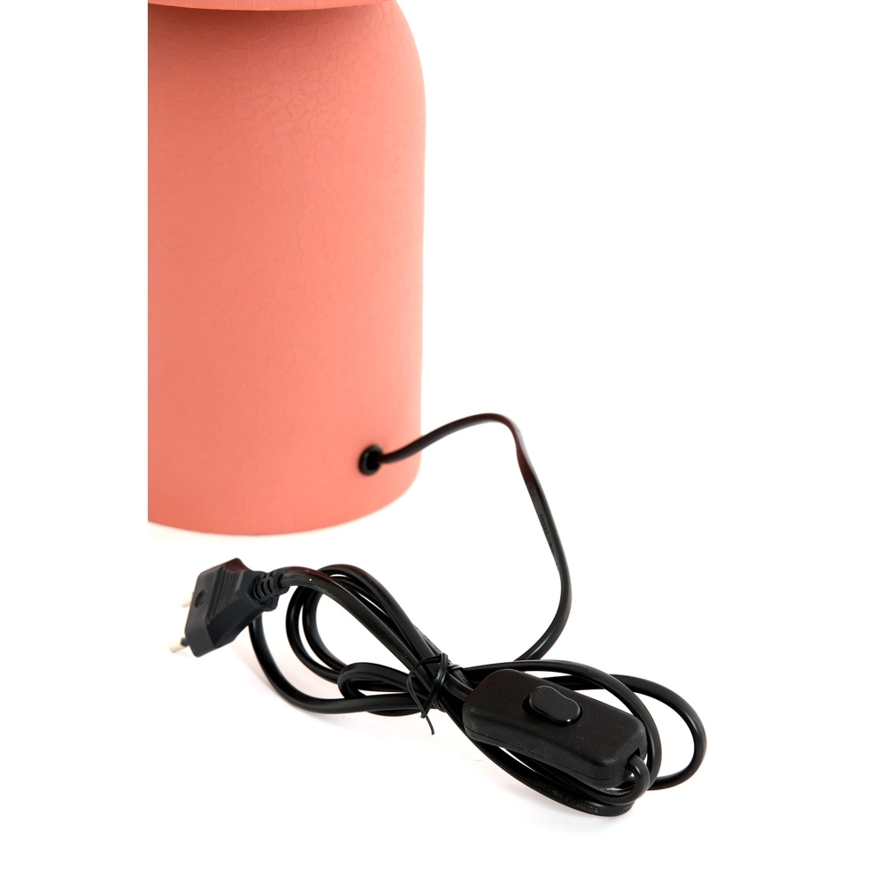 Mushroom table lamp Tolima coral pink - Ø 23cm Light & Living 8717807807801