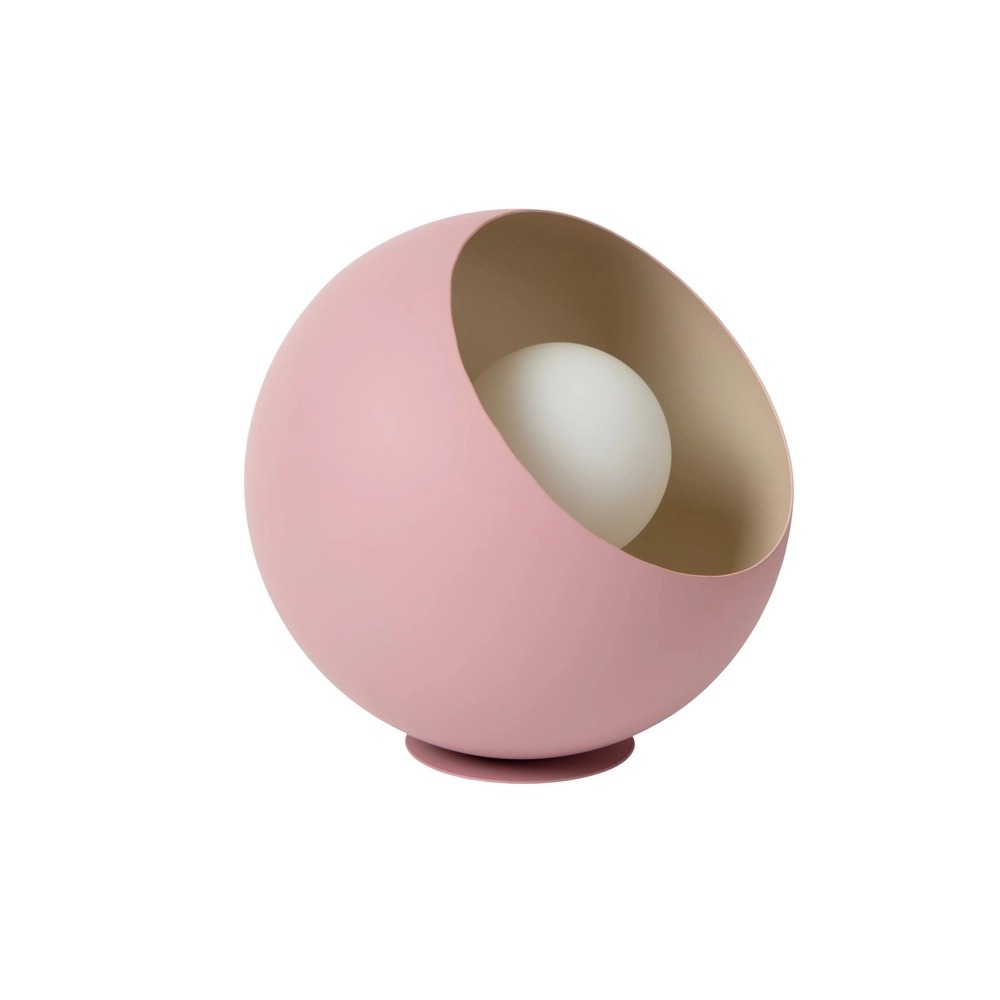 Table lamp Doredos Ø 20cm pink