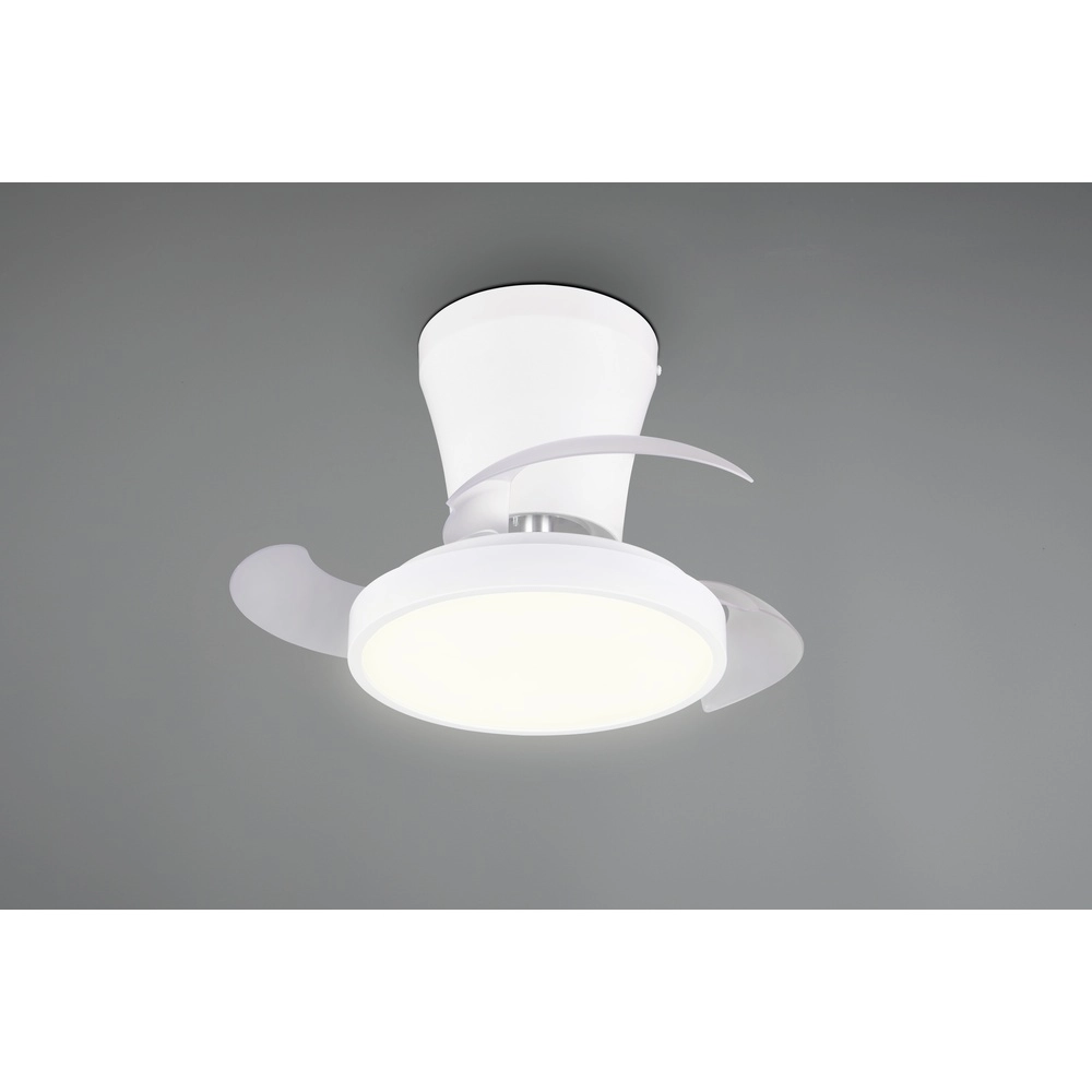 Small fan Moss white Ø 22cm Trio 4017807688924