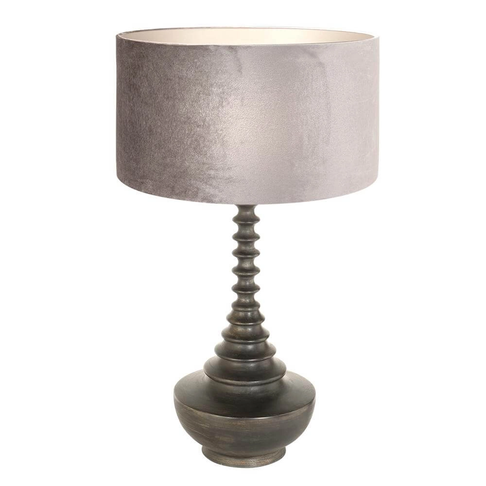 Unique table lamp Bois with silver cap Steinhauer 8712746172577