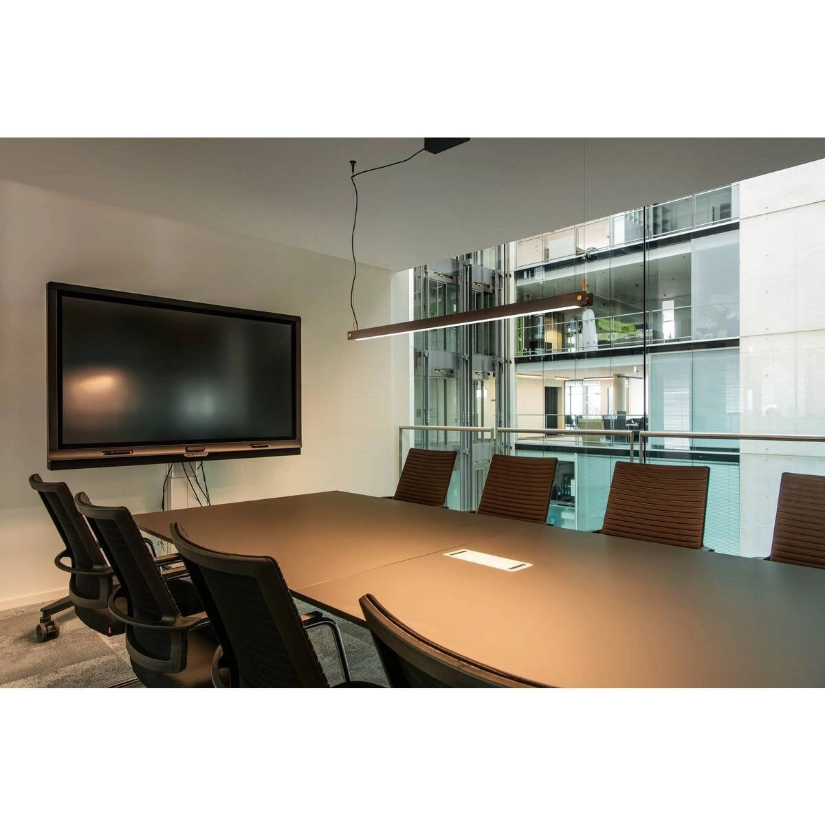 Led pendant light Noya 120cm black SLV 4024163236843