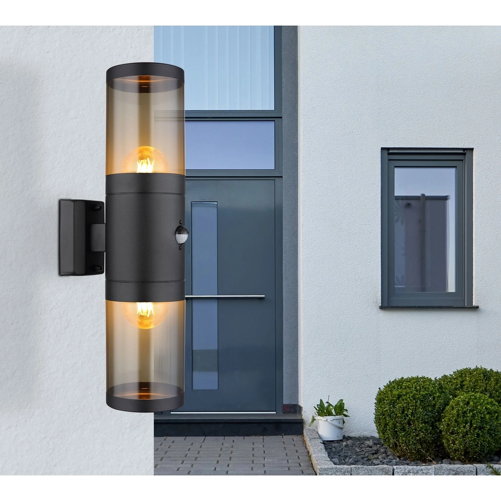 Modern wall lamp Xeloo Black with sensor Globo 9007371435289