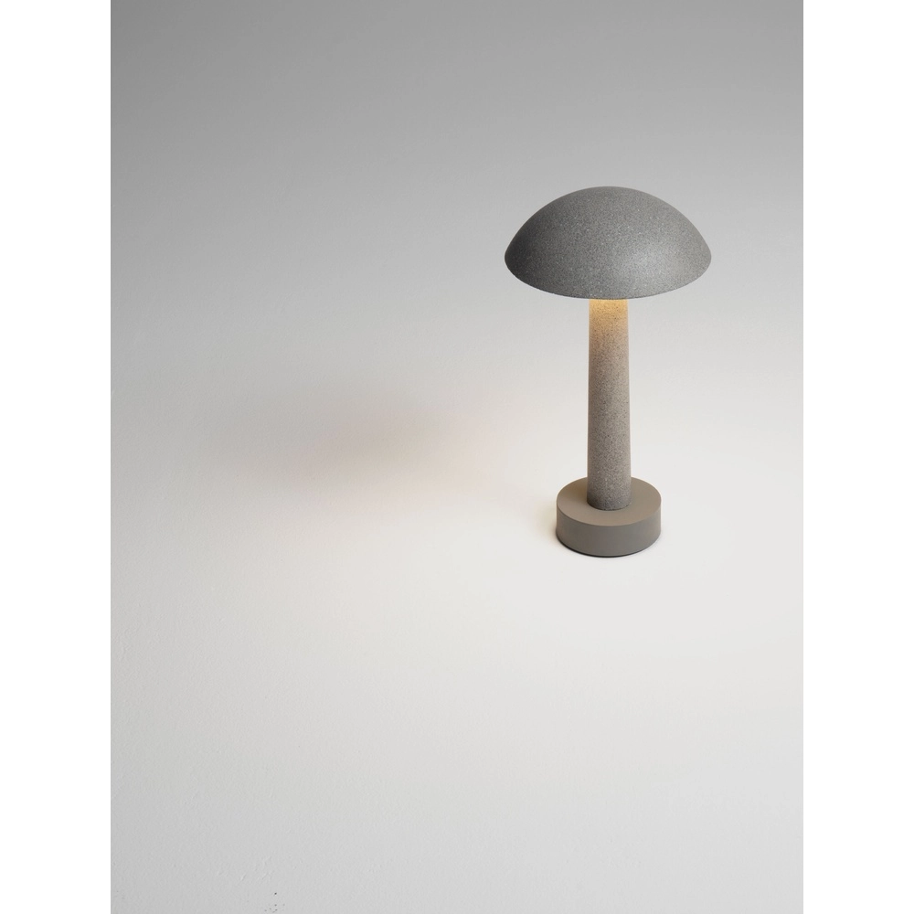 Round garden lamp Tura concrete grey 35cm Lyora 5212017454638