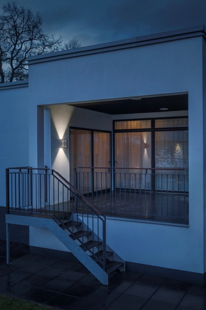 LED outdoor lamp Vale Up-Down white with copper KonstSmide 7318304242594