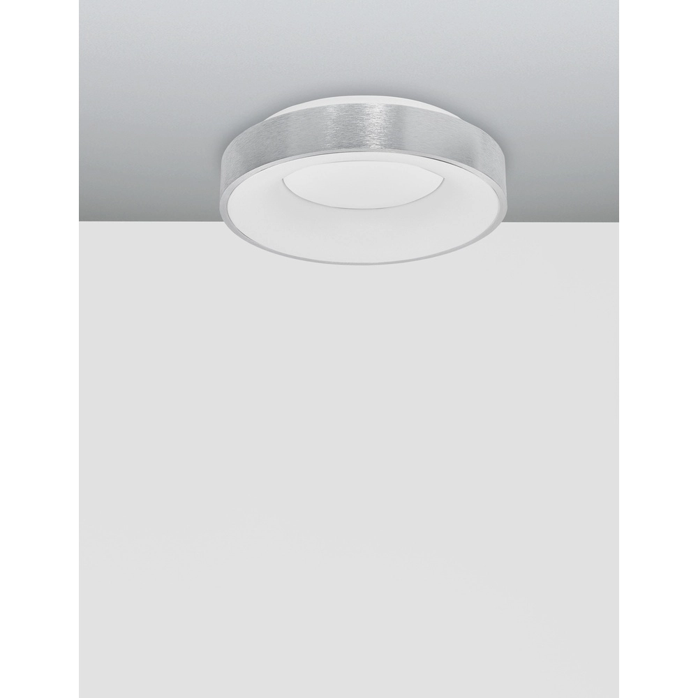 Ceiling lamp Rando Thin silver grey Ø 38cm