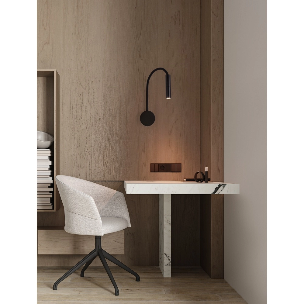 Bedside lamp Sonica black
