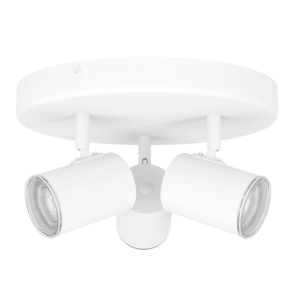 Surface-mounted spot Consuma 1 3-light round white