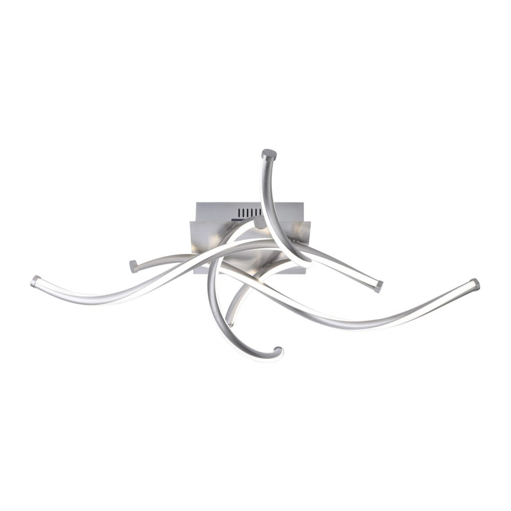 Smart ceiling lamp Q-Malina 4x12.5w - 2700-5000K metallic gray Paul Neuhaus 4012248324677