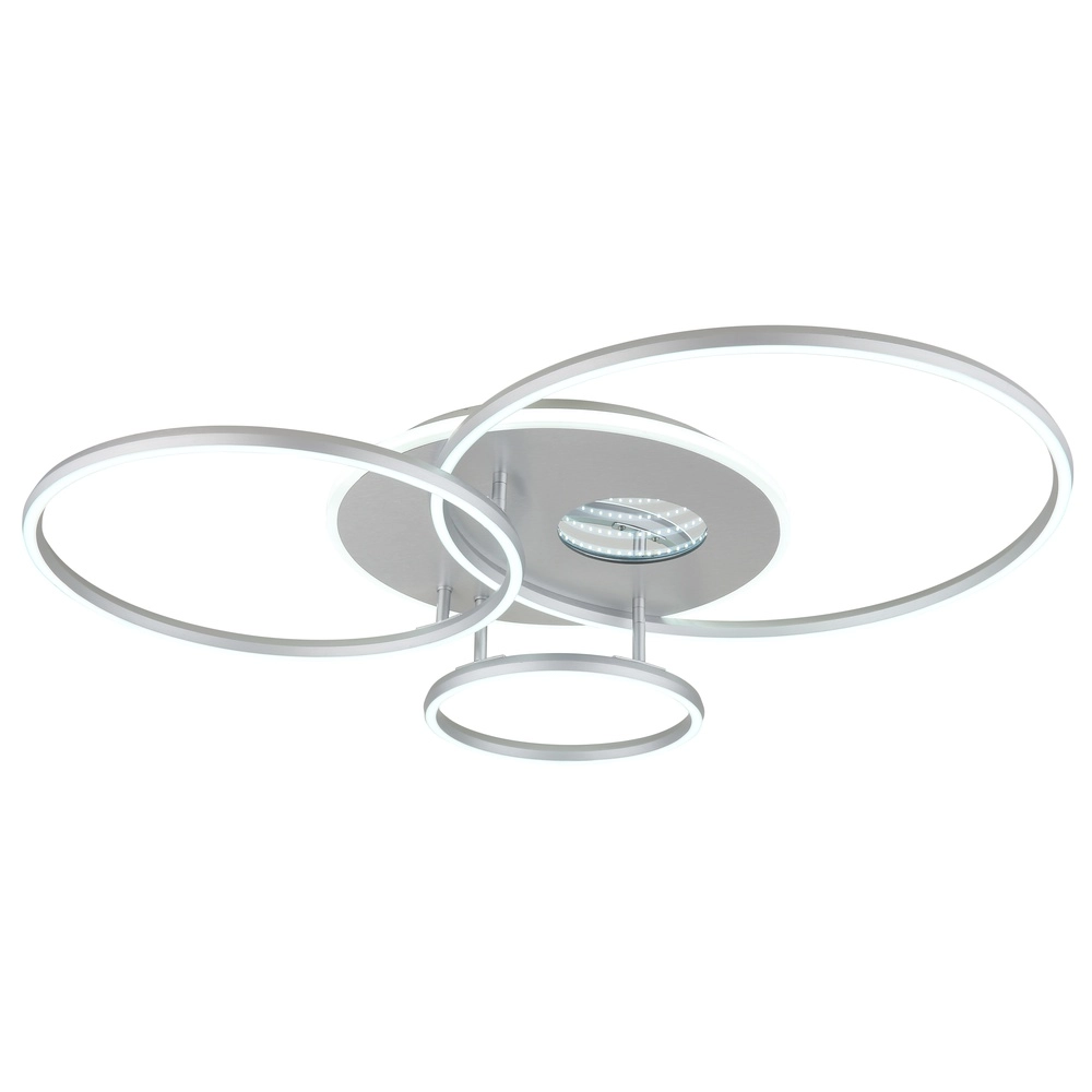Modern ceiling lamp Invertina silver grey 90cm Globo 9007371575404